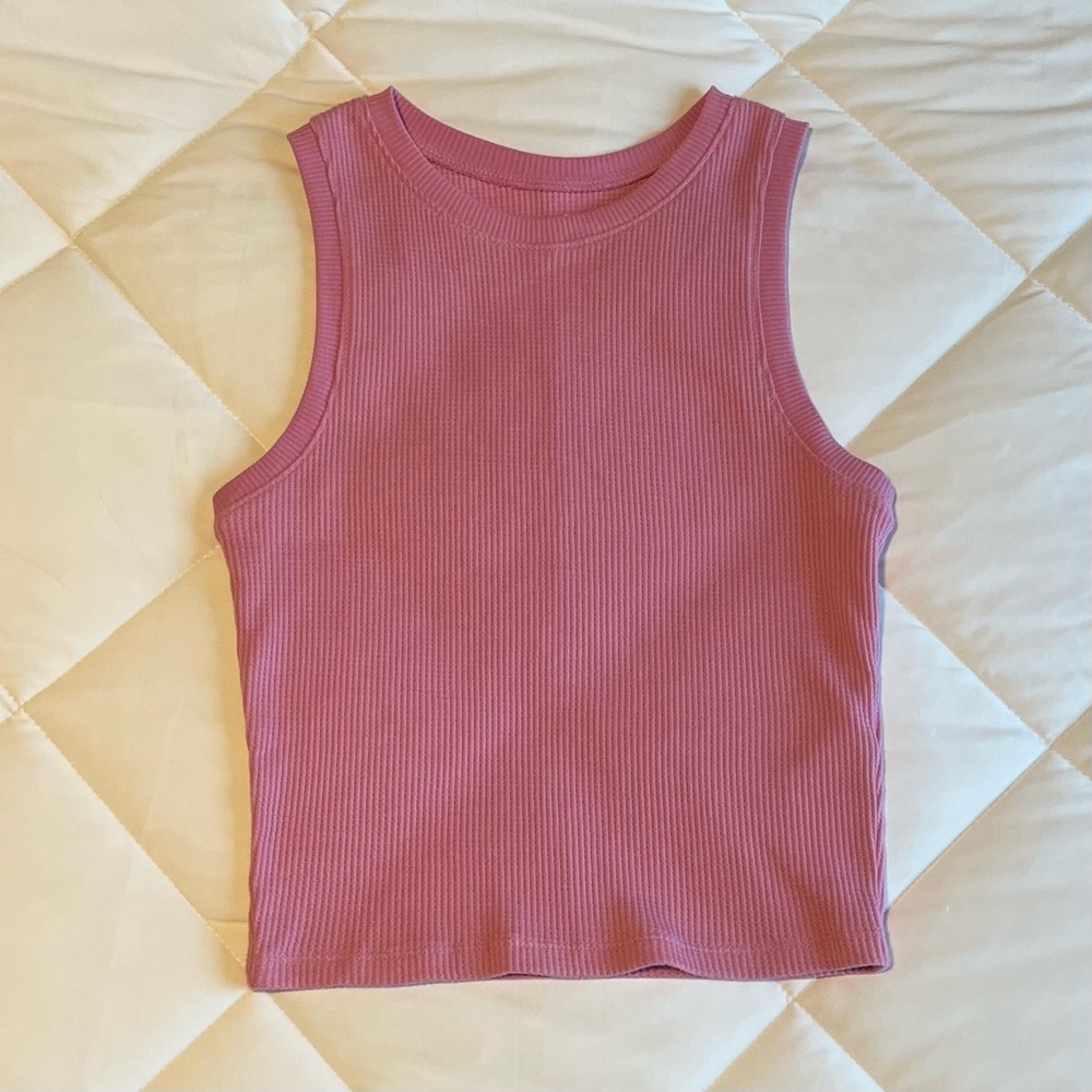 Hollister waffle knit tank top